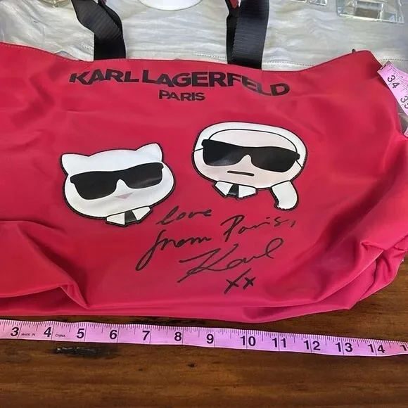 Karl Lagerfeld Paris large tote limited edition NWOT